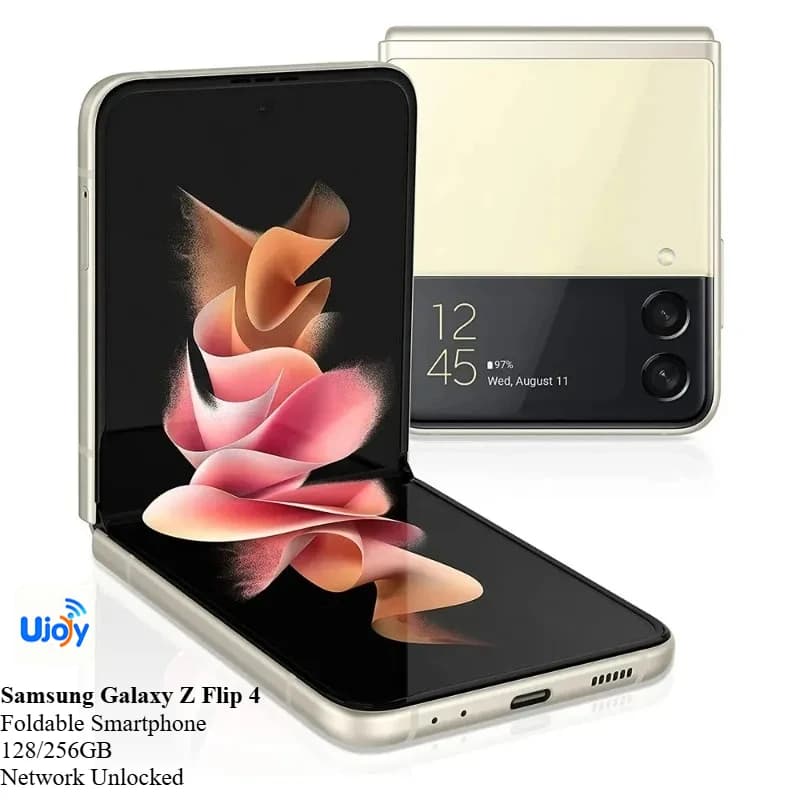 Samsung Galaxy Z Flip 4 5G Foldable Smartphone Snapdragon 8GB 128/256GB Cover Screen NFC Android Flip Phone - Network Unlocked