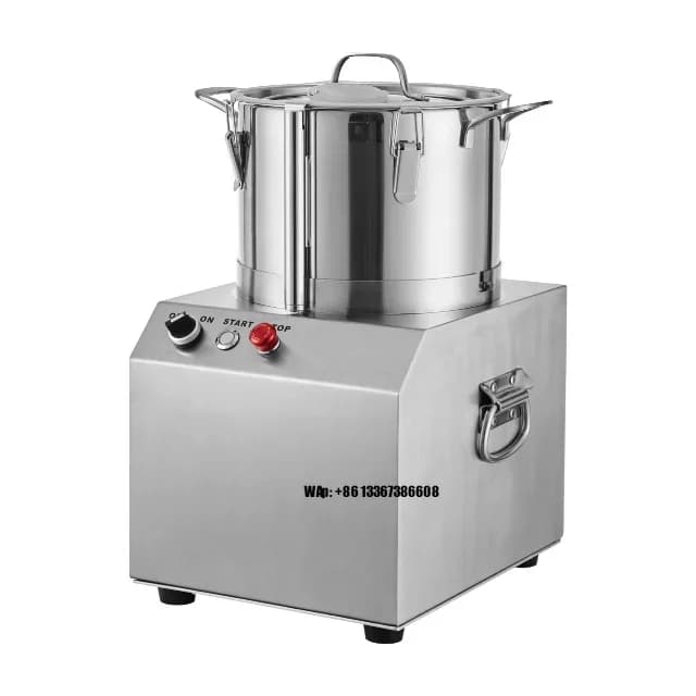 Multifunctional Food Processor Machine Commercial Food Cutter Automatic Blender 304 Stainless Steel Vegetable and Meat Chopper