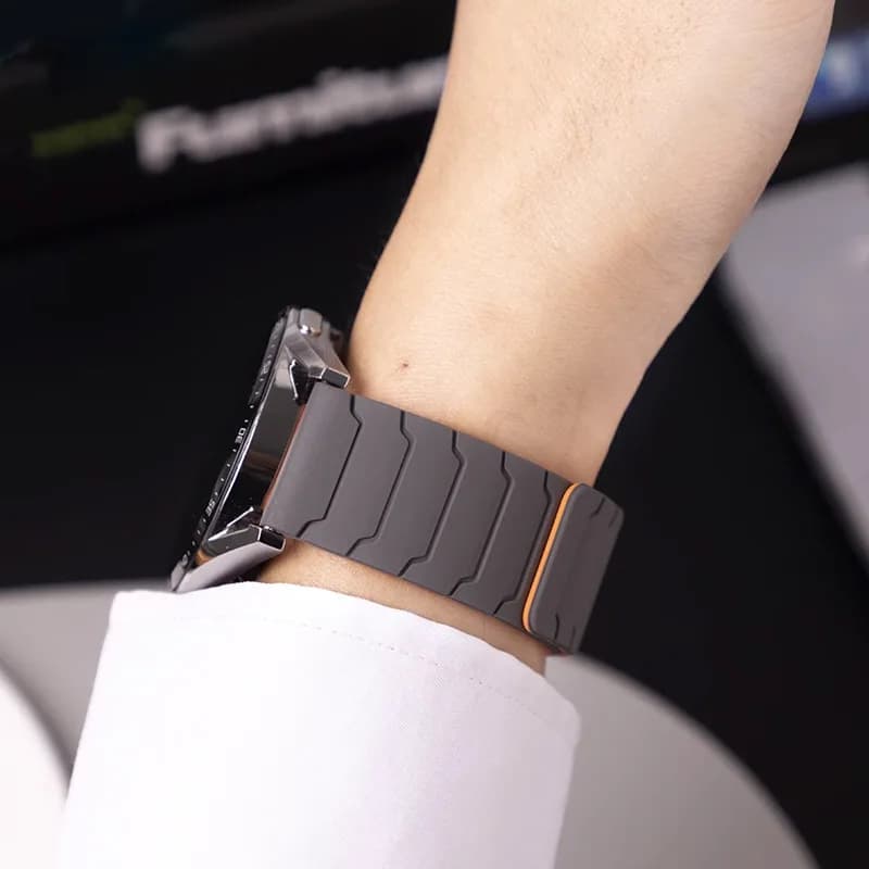 Cinturino magnetico da 22mm 20mm per Samsung Galaxy Watch 7 6 5 4 3 cinturino in silicone per Huawei Watch GT5/4/3Pro 46mm Ultimate Correa