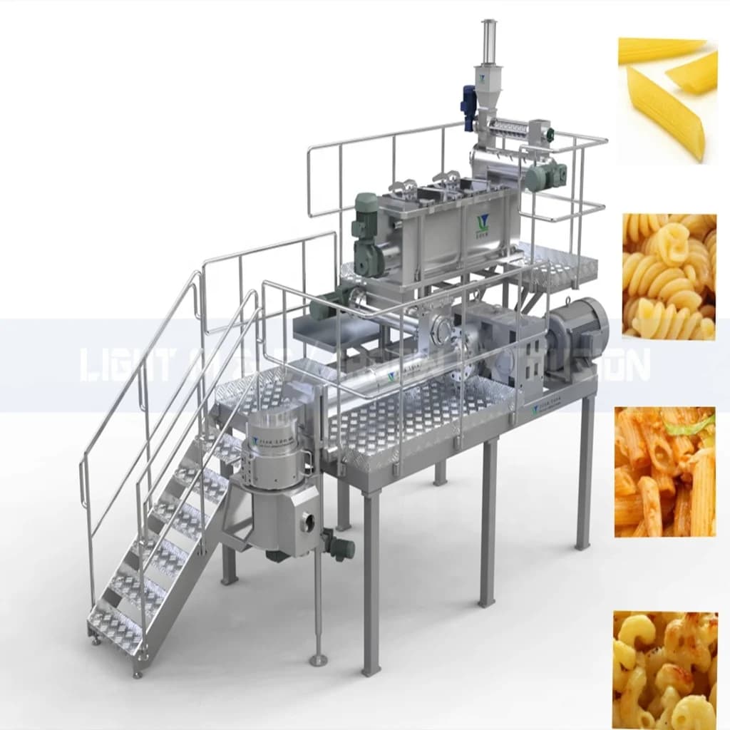 Macchina per la produzione di pasta al macaroni completamente automatica della linea di prodotti per pasta Italiano