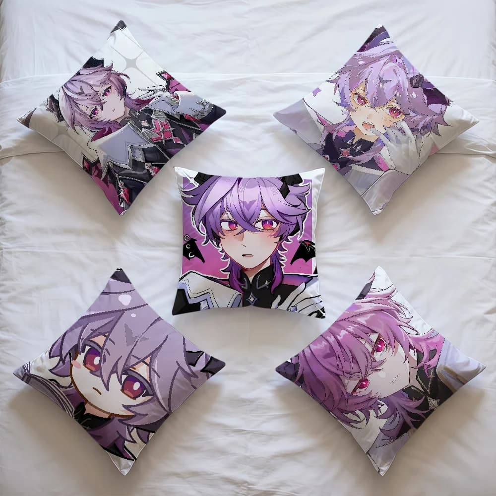 Genshin Impact Durin Fodera per cuscino Fodere per cuscini decorativi Cuscino quadrato moderno Divano romantico Divano letto Auto