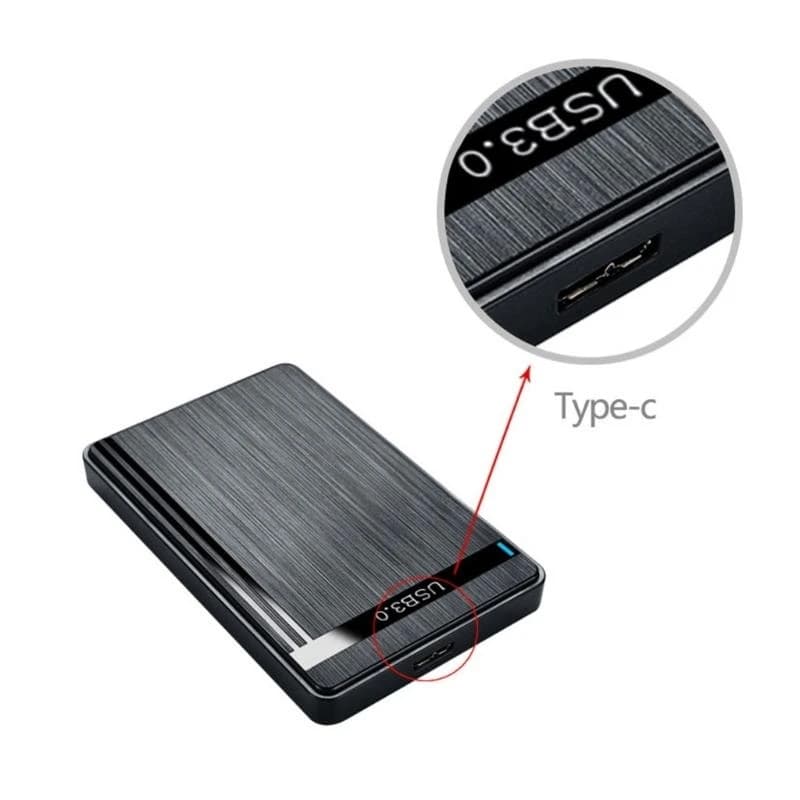 587B SSD Enclosure 2.5in USB3..0 HDD Box Sata-Serial External Hard Disk Case-Box