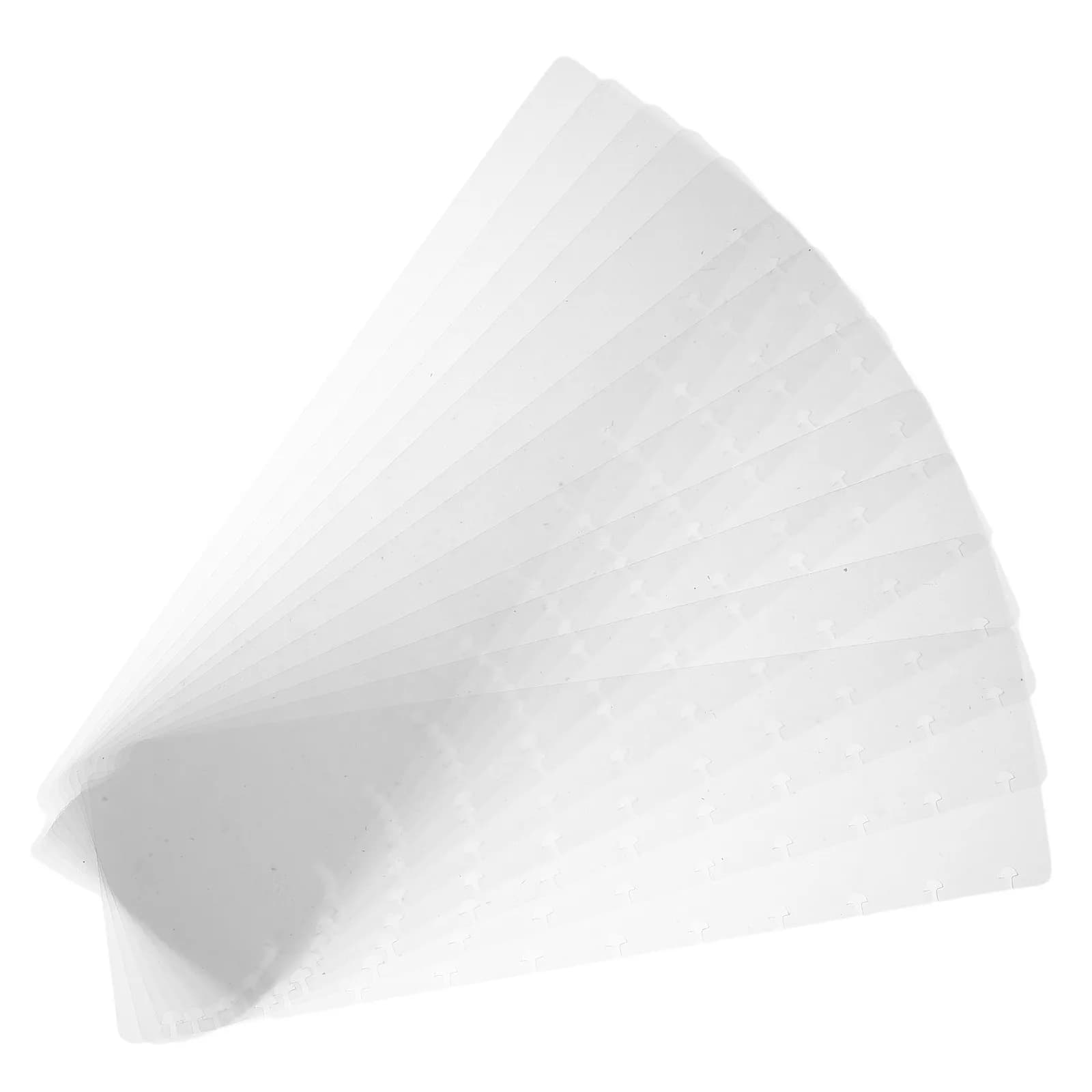 12 divisori per pagine in plastica con linguette, robusti e portatili, per l'organizzazione di raccoglitori, agende, quaderni e documenti, per una classificazione rapida.