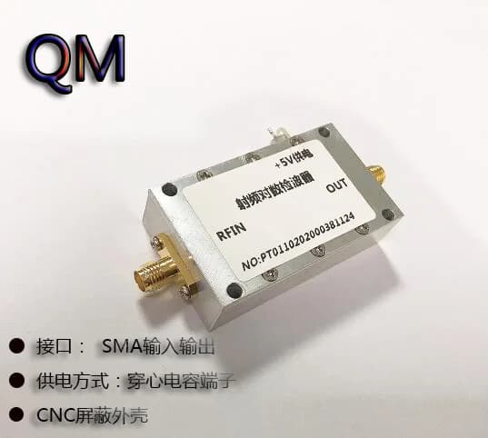 Rilevatore logaritmico RF misuratore di potenza rilevamento di potenza misuratore di potenza a banda larga da 10GHz fai da te