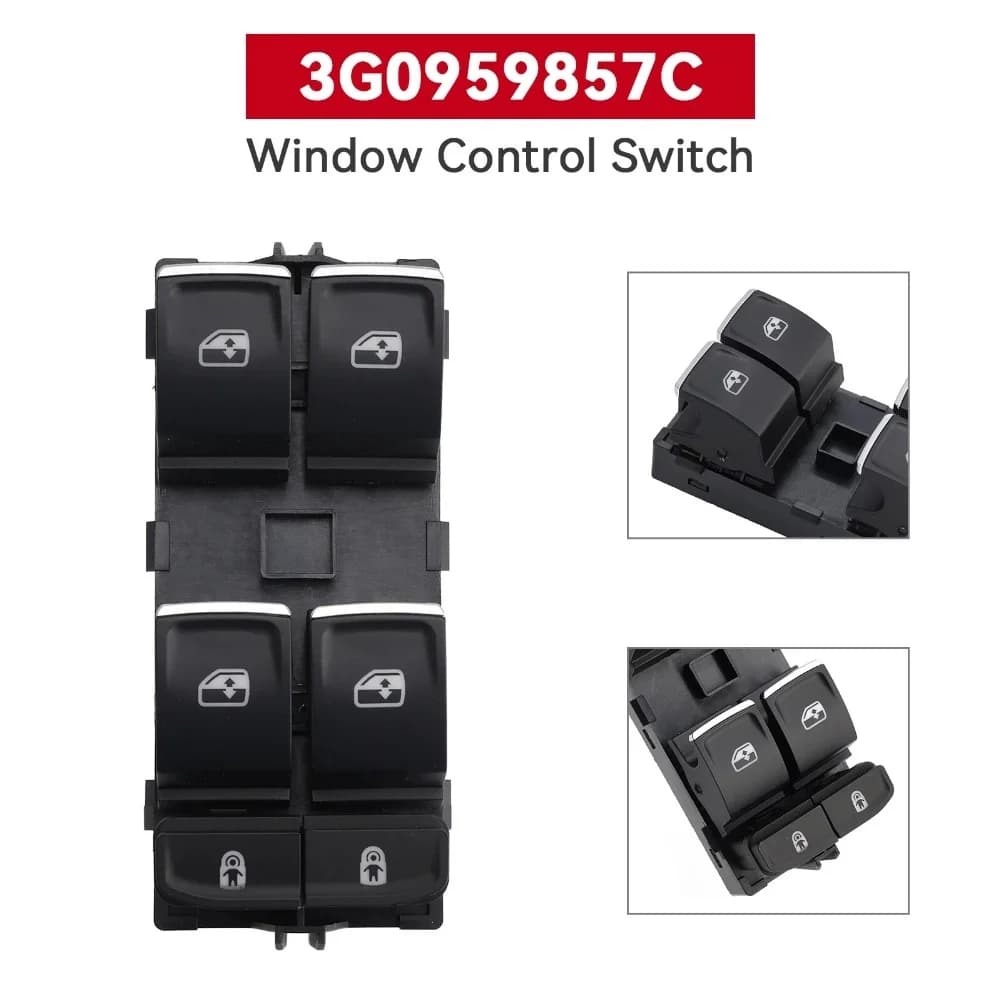 Window Control Switch for Skoda Superb 2015 2021 For Touran 2016 2021 and For Touareg 2018 2021 with OEM Number