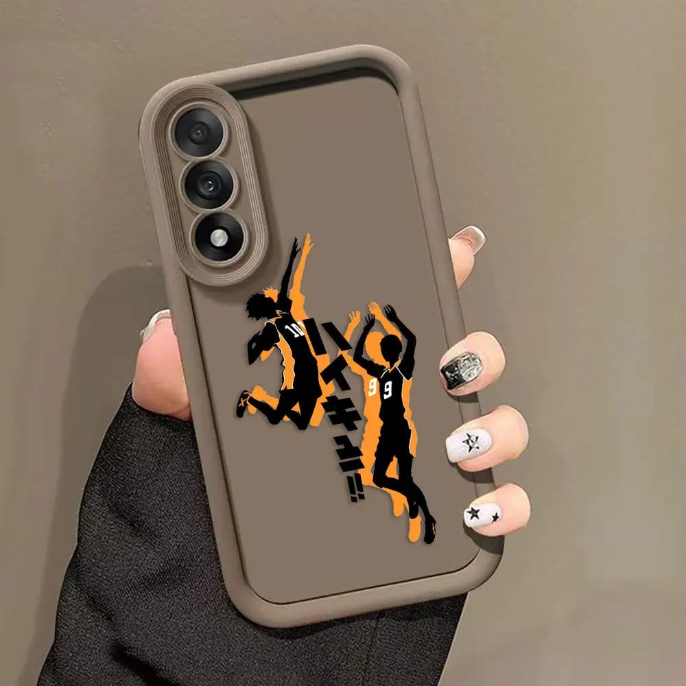 Haikyuu High School Pallavolo Copertura Cassa Del Telefono Per Oneplus 8T 9R 10R 11 12 13 13T 15 NORD ACE CE 2 3 4 5 6 LITE Caso FAI DA TE Borsette