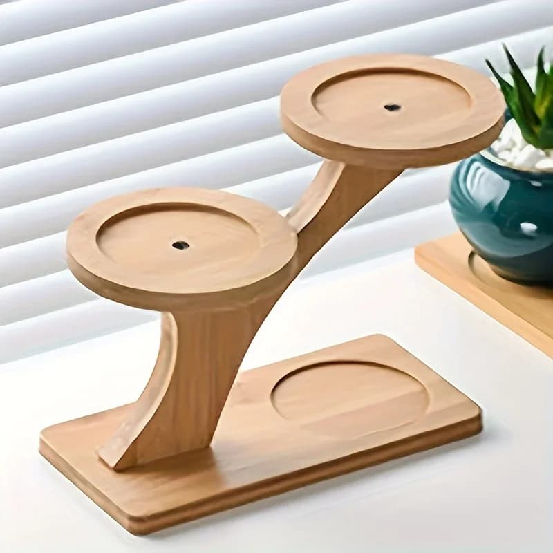 Supporto per piante in bambù multifunzionale, arredamento per casa/ufficio/balcone, regalo perfetto per gli amanti del giardino, contiene piante grasse e piante in vaso