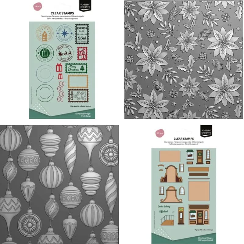 Folder Snow & Stars Christmas Bulbs Craft Metal Cutting Dies Mold Strips Sheet Scrapbook Paper Craft Knife Mold Blade Punch 2026