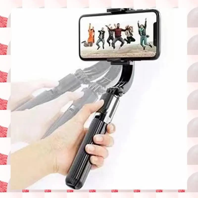 ABGN L08 Gimbal Treppiede Selfie Stick Stabilizzatore portatile Bluetooth Supporto per telefono cellulare regolabile