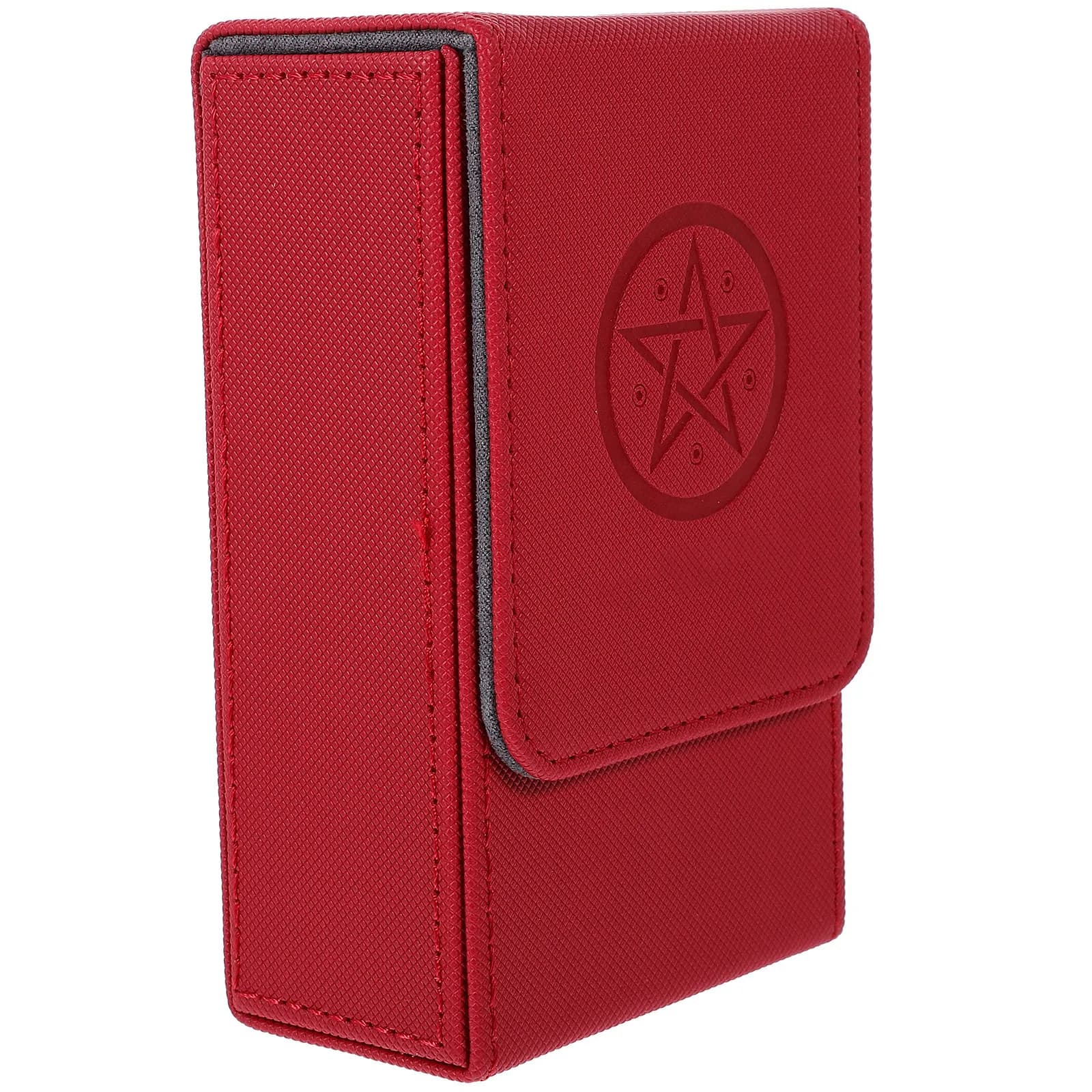 Scatola portaoggetti in carta PU rettangolare per carte dei Tarocchi, custodia impermeabile portatile, accessori e strumenti per la collezione Wiccan.