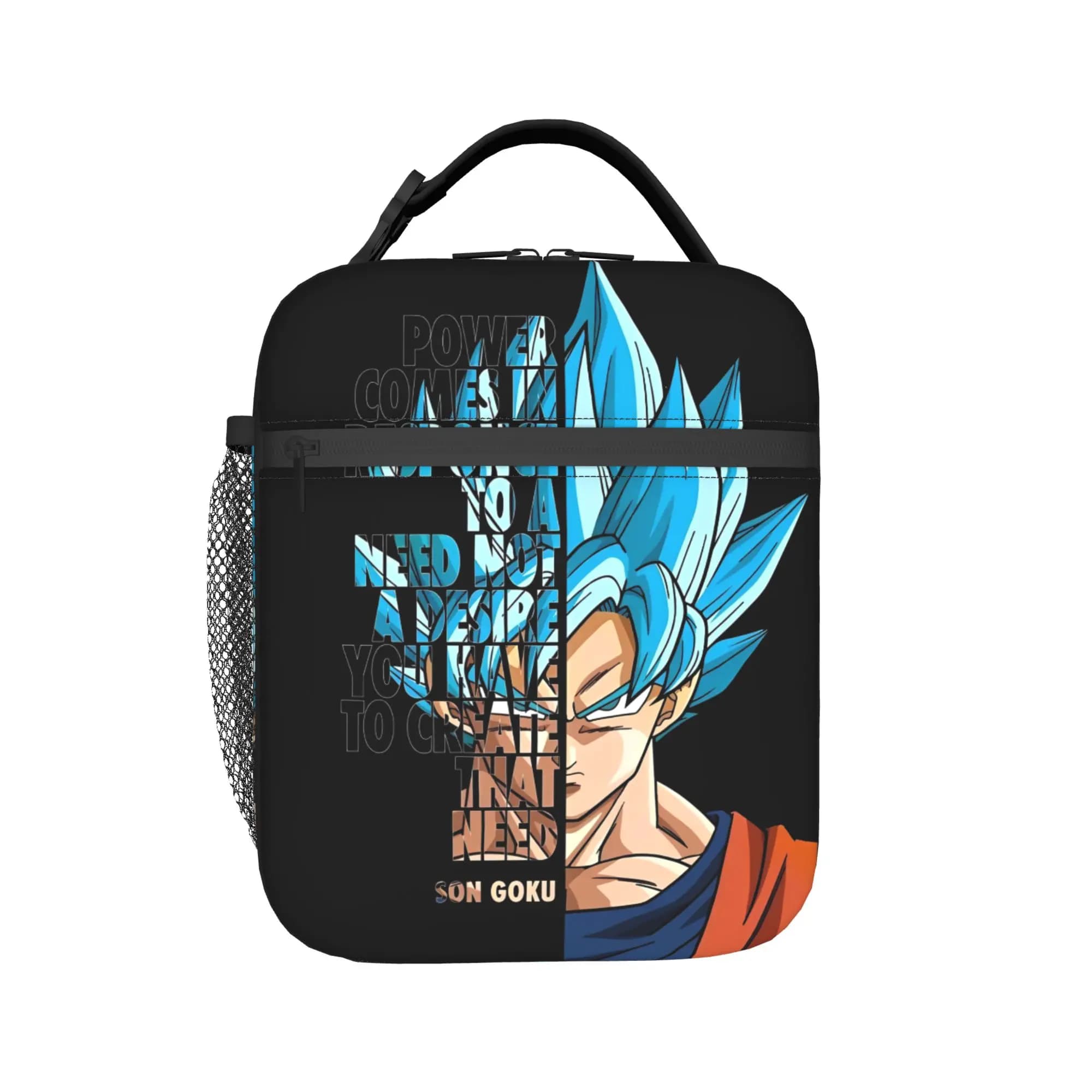 D-Dragon-Ball-L DragonBalls Borsa termica per il pranzo per ufficio, borsa portatile per contenitori per alimenti, borsa termica per il pranzo da uomo