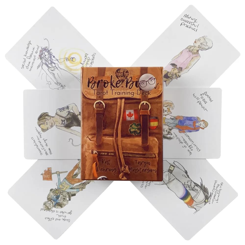 Carte dei Tarocchi Broke Word, Mazzo da 78 Carte Oracolo in Inglese, Edizione Divinazione, Gioco da Tavolo