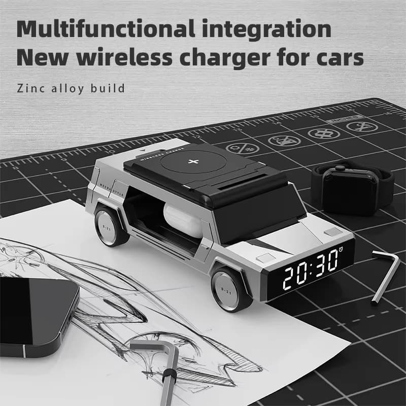 Caricabatterie wireless magnetico Qi2 3 in 1, caricabatterie wireless multifunzionale per iPhone, IWatch, caricabatterie AirPods