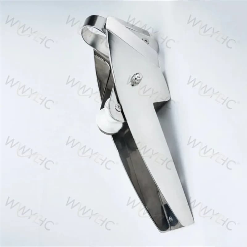 Boat Bow Anchor Roller 316 Stainless Steel Anchor Rack Marine Hardware 5-10kg Inclined Bottom Steel Plate Anchor Bracket