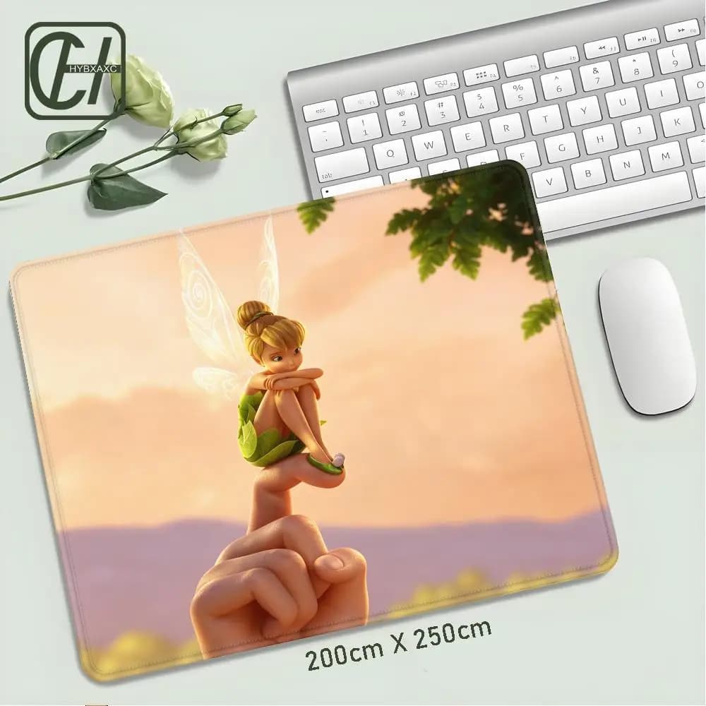 Fairy T-Tinker Bell Mouse Pad For Small Size Gaming Mouse Pad Gamer Company Keyboard Mouse Mat Carpet Computer Desk Mat