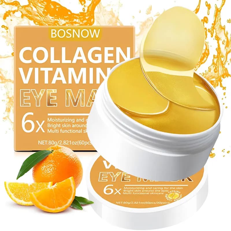 30pairs Eye patches Hydrating Moisturizing Crystal Collagen Gel Eye Mask Hydrating Removing Dark Circles Smoothing Eye Skin Care