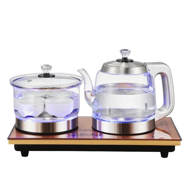 Fully automatic water supply electric kettle pumping kung fu tea making set table all in one machine special