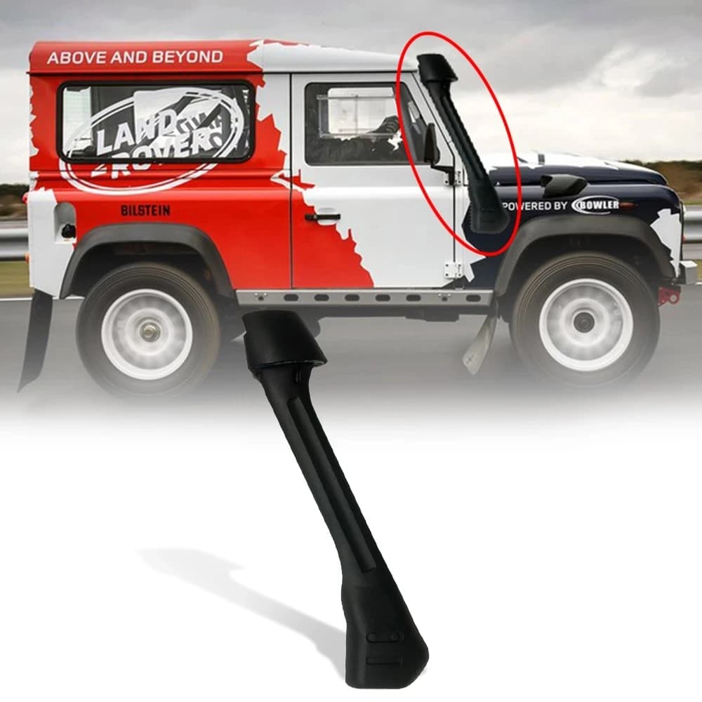 Car parts ABS black Snorkel suitable for Land Rover Defender 90 110 Auto air intake Car mouthpiece Accessories