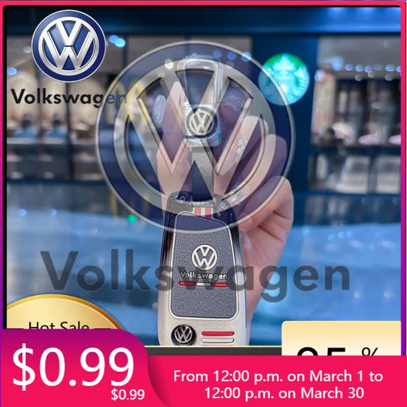 Accessories Auto 2026: Protective Zinc Alloy Housing for Volkswagen VW MK Smart Key - Trend Design