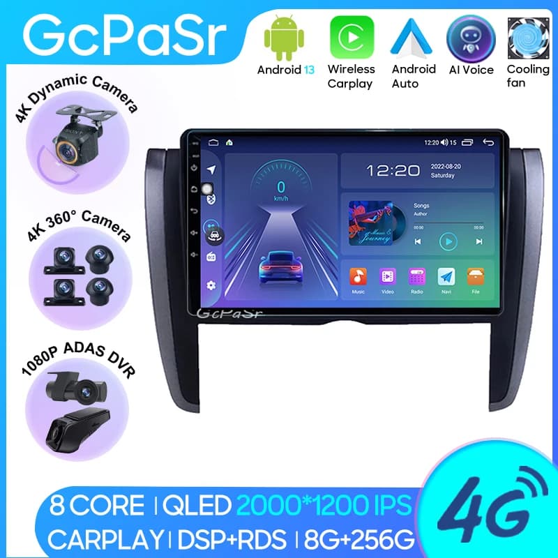 Autoradio Android 13 Per Toyota Allion Premio 2007 - 2015 Navigazione GPS Stereo Lettore Multimediale Testa Dello Schermo No 2din BT 5G Wifi