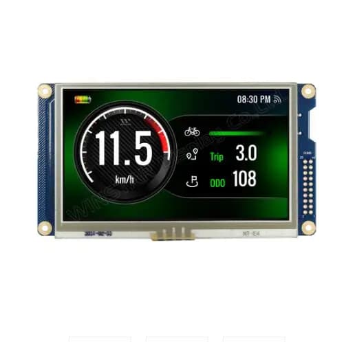 Muslimb # WINSTAR utilizzato per Arduino TFT Display 4.3 "con tocco resistivo nuovo e originale