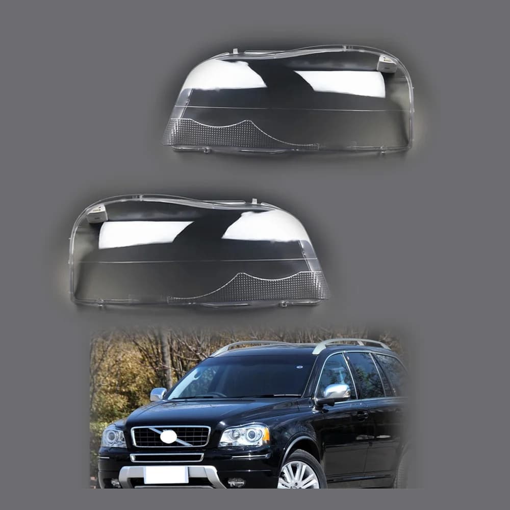 For Volvo XC90 2004-2013 Car Headlight Lens Cover Shell Head Lamp Shade Transparent