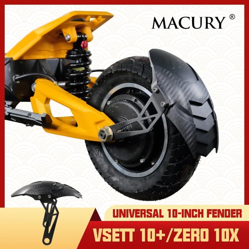 Parafango universale per VSETT 10+ MUKUTA 10 ZERO 10X KAABO Mantis 10-Pollici Scooter Elettrico Parafango Copertura Ruota Pneumatico Ala Parafango