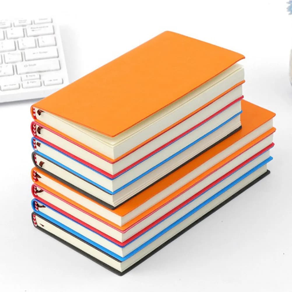 4 pezzi di taccuini tascabili in PU, agenda portatile, diario per viaggi, scuola, ufficio, studenti, quaderni creativi per la pianificazione delle scritture