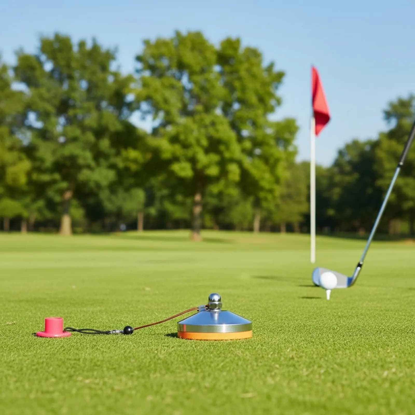 Tee da Golf Anti-Fly Ball con Design a Corda, Accessorio Sportivo Compatto per Esterni