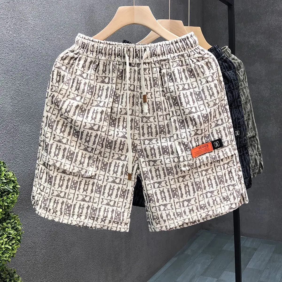 Men's Style American Work Shorts, New Summer 2026, Four Quinti Basketball Shorts for Young People, Boys' Casual Shorts