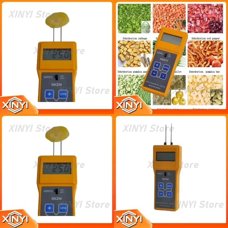 Handheld Probe Moisture Meter for SKZ111C-4 Cassava Chips Dried Fruits and Vegetables