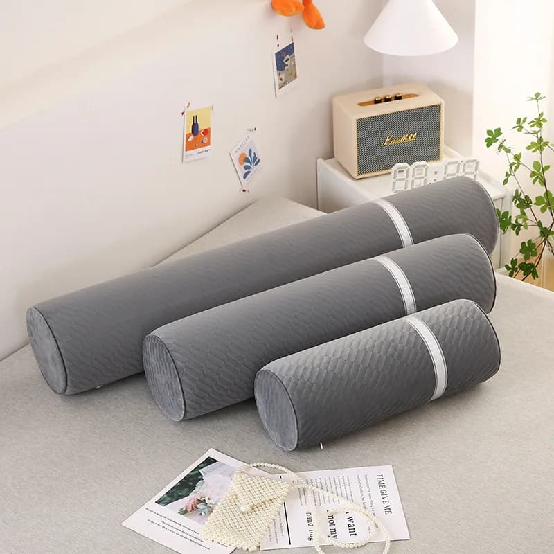 Cuscino per il collo cervicale Cuscino in memory foam Cuscino per il cuscino per il collo rotondo Supporto per il cuscino per il cuscino per la schiena delle gambe del letto