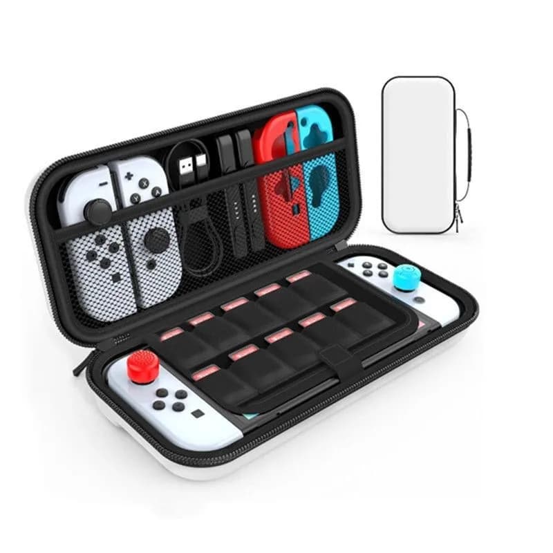 Custodia Protettiva Rigida Portatile da Viaggio per Console Nintendo Switch Modello OLED