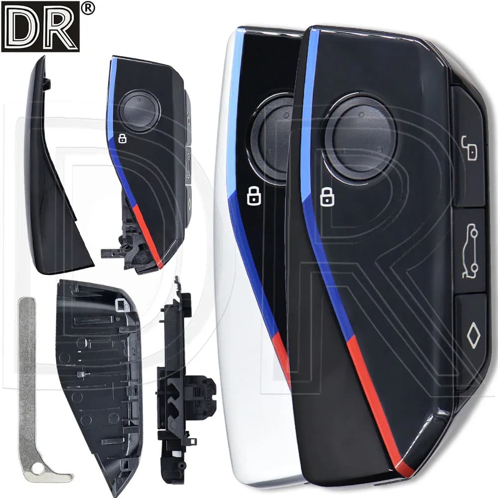 DR Grande Sostituzione Chiave A Distanza Dell'automobile Borsette Fob Custodia Per BMW I7 X7 G07 LCI IX I20 X1 U11 7 Serie G70 G09 XM U06 G81 M3