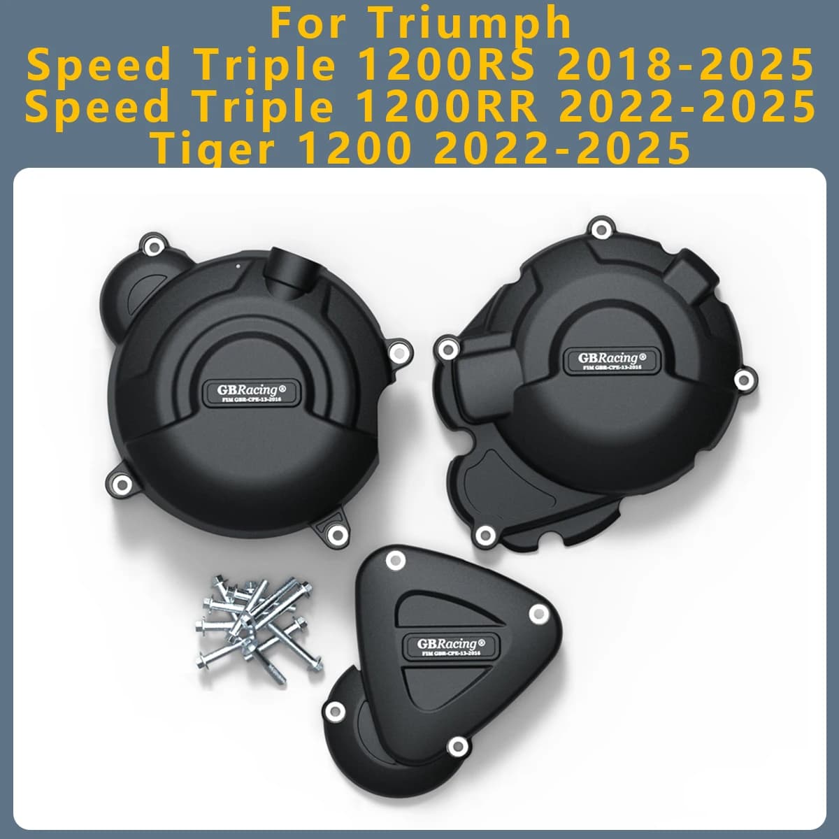 Copertura del motore del motociclo Custodia protettiva Copertura per Triumph Speed Triple 1200RS 2018-2025 1200RR Tiger-1200 2022-2025 1200 RS RR