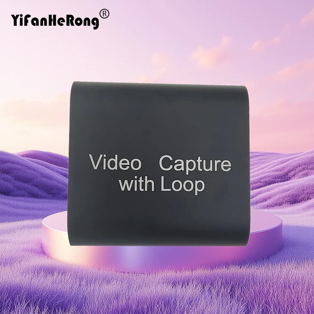 Scheda di acquisizione audio video 4K con uscita loop USB 2.0 compatibile HDMI per telefono Gioco PS4 Registrazione in streaming video dal vivo