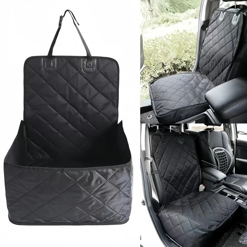 kkjoy Waterproof Car Back Seat Pet Cover Protector Mat - Rear Safety Travel Accessory for Cats And Dogs Pet Carrier Mat