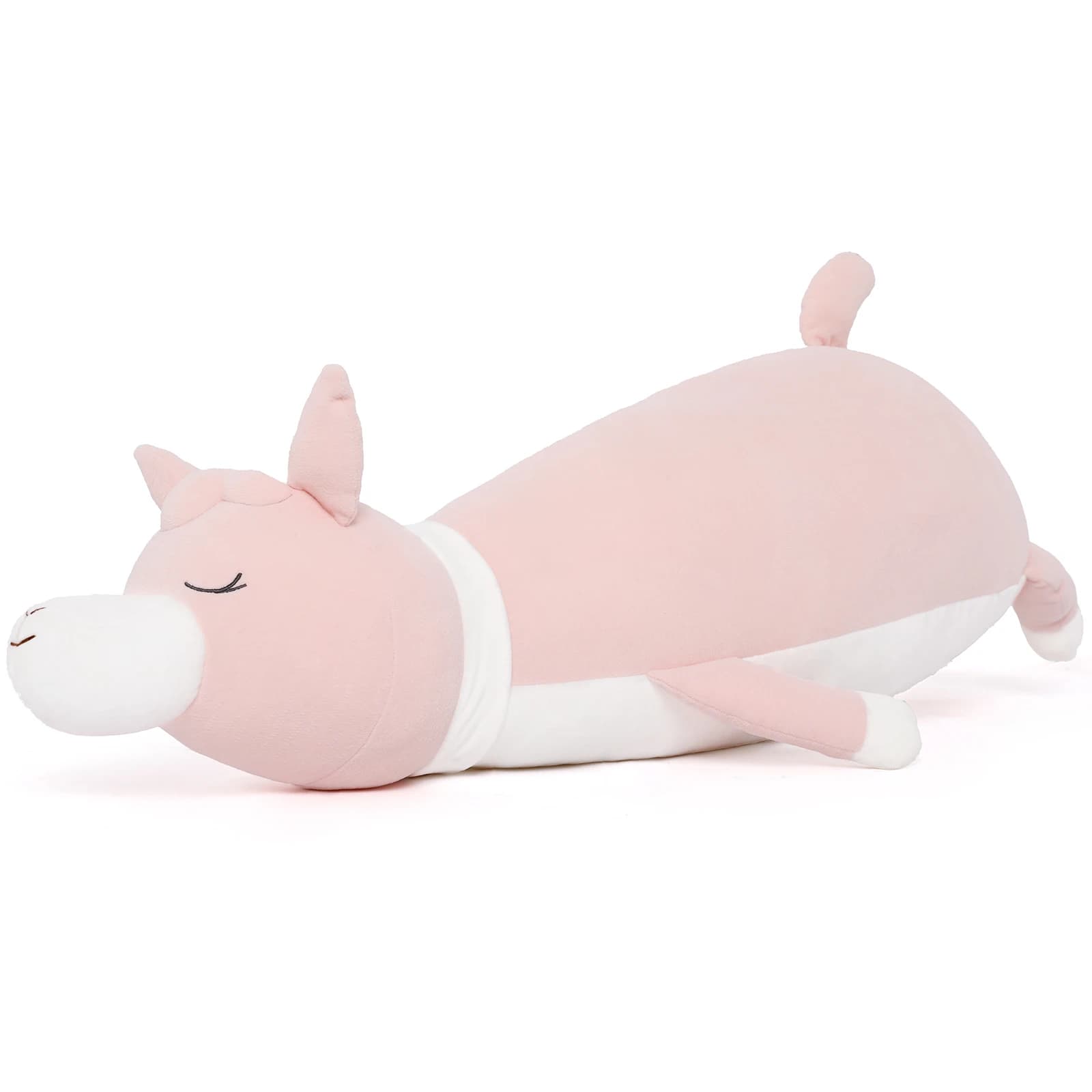 Cuscino di pecora di peluche gigante ultra morbido da 90 cm - Grande peluche soffice per abbracciare, cuscino decorativo per camera da letto e lounge