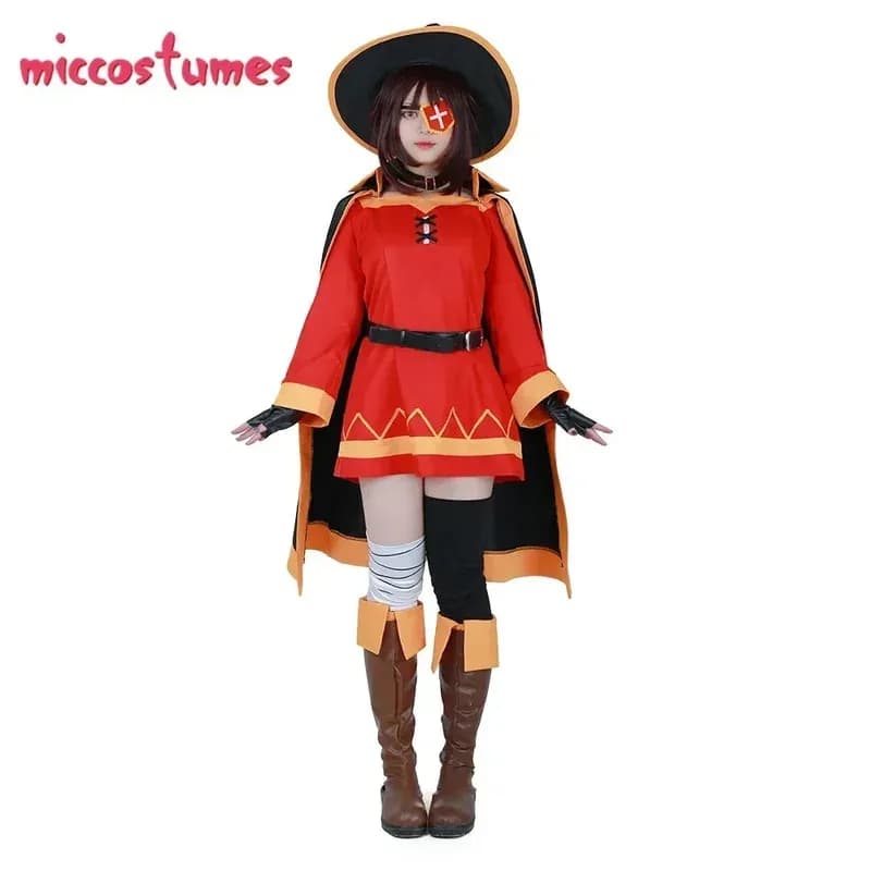 Miccostumes Megumin Outfit Anime per donne Adulti Halloween Cosplay Costumev;2,r'6;t.