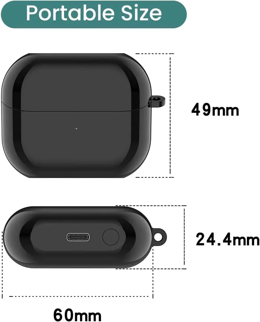 Wireless Charging Case for Galaxy Buds 3 pro Replacement Charging Box with Type-C 590mAh Pairing Support No Earbuds Included