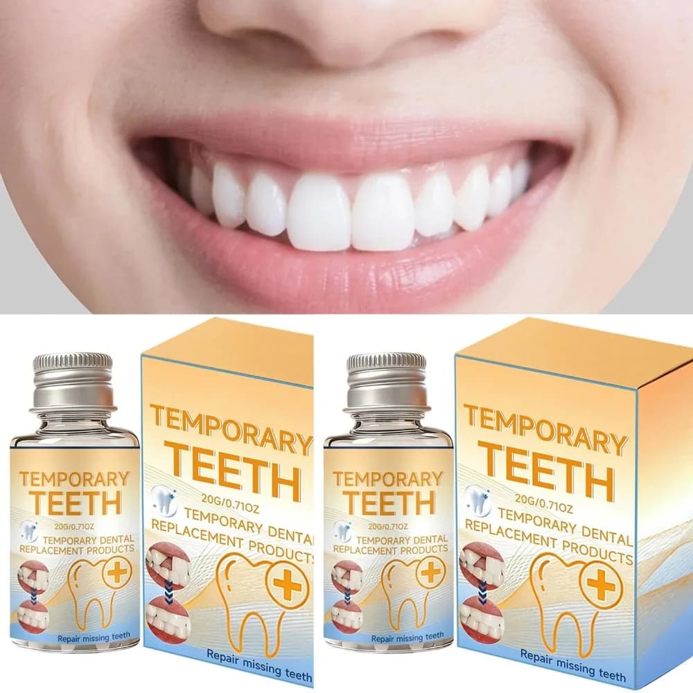 Temporary Dental Repair Kit 20g, Tooth Whitening Solution, Emergency Replacement Products for Missing or Rotting Tooths