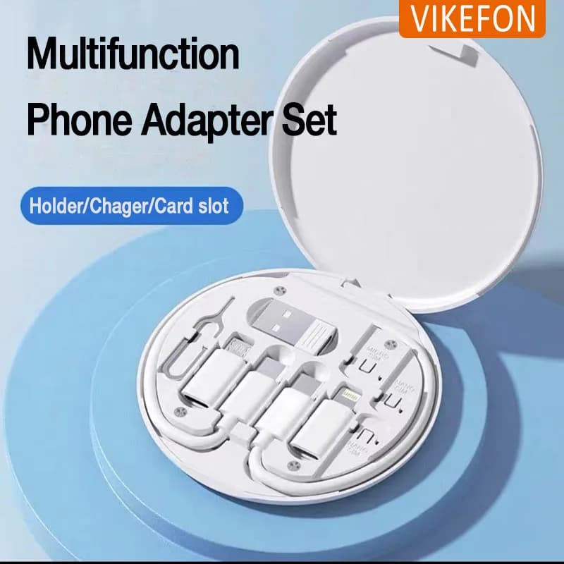 Adattatore per telefono cellulare USB C Linea multifunzione Scatta scheda Slot per scheda ago per set di conversione illuminazione USB A e tipo C a Micro