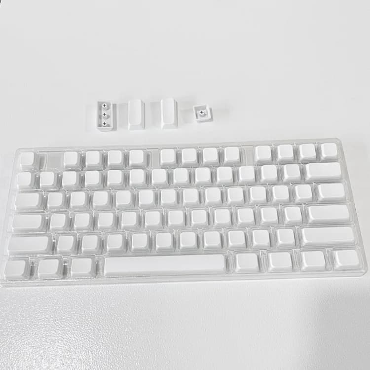 Set completo di 130 keycap per tastiera meccanica in PBT, profilo XDA, con motivo a tema sublimazione a caldo, per tasti standard.