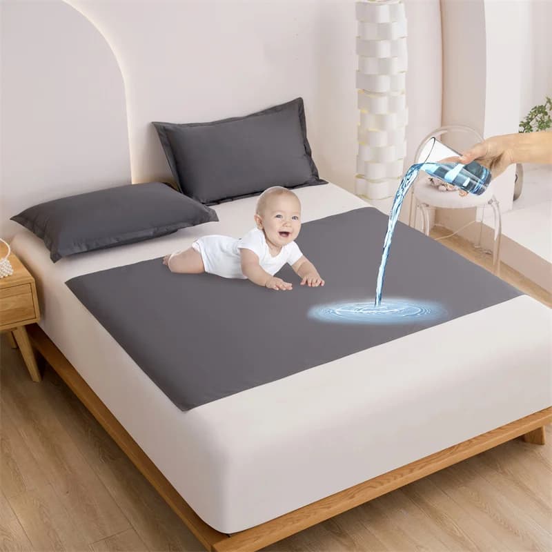 Waterproof TPU Bed Cover, Massage Mat, Adult Protection, Children, Seniors and Women in Pregnancy