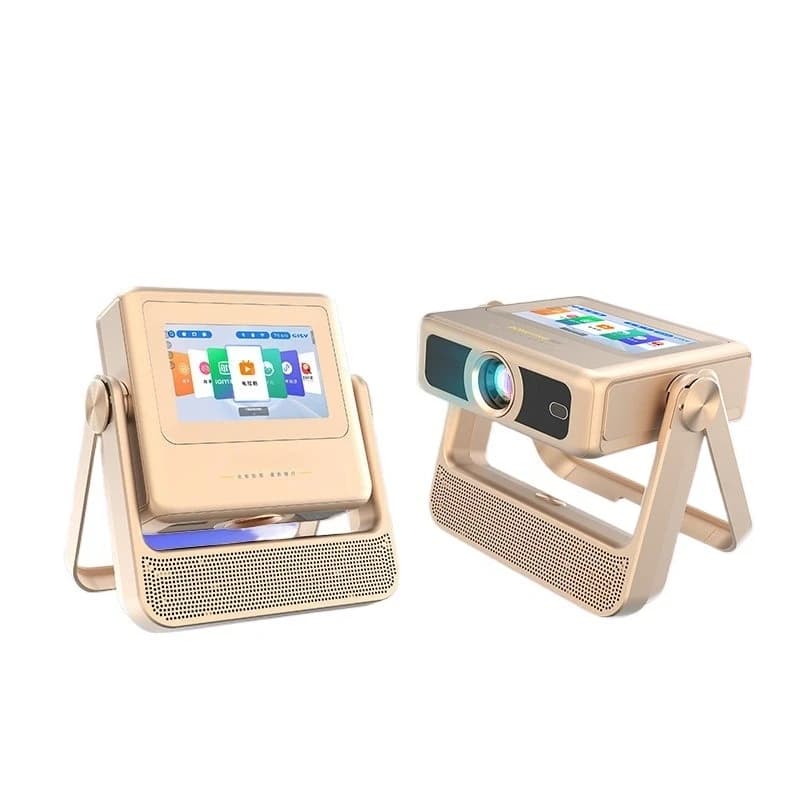 Touch dual-screen simultaneous display projector, ultra-high definition, all-in-one device for home theater, tablet and speaker