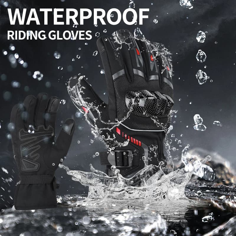 Waterproof Winter Motorcycle Gloves Men/Woman Thermal Touch Screen Motocross Riding Glove Windproof Fall Keep Warm Gear 1Pair