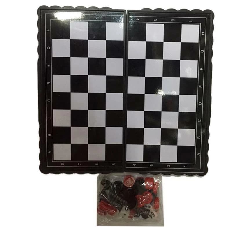 Set di Scacchi Internazionali Mini Magnetici Pieghevoli in Plastica, Gioco da Tavolo Portatile per Bambini, Spedizione Diretta 2026
