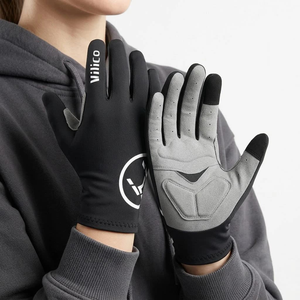 VILICOCycling Gloves Half Finger Shockproof Wear Resistant Breathable MTB Road Bicycle Gloves Men Women Sports Bike Equipment