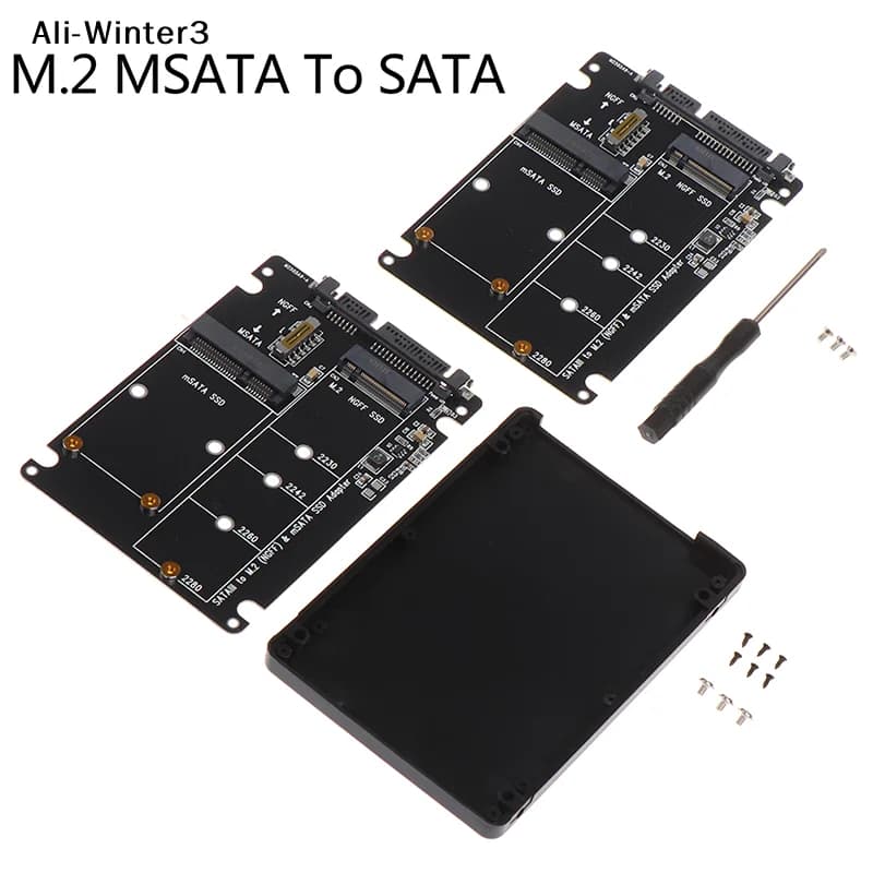 【WY】Adattatore esterno per HDD da NGFF a SATA 3, scheda adattatore protocollo M.2 SATA per SSD MSATA