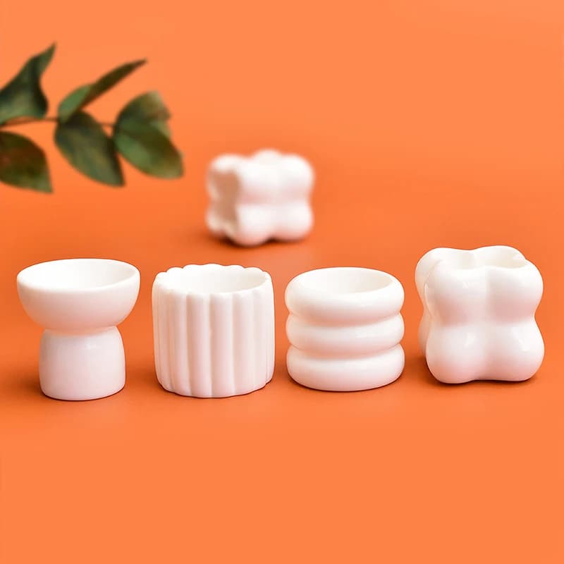 5 pezzi di casa delle bambole in miniatura vaso di piante modello casa delle bambole decorazioni per la casa giocattolo micro paesaggio paesaggio puntelli per foto